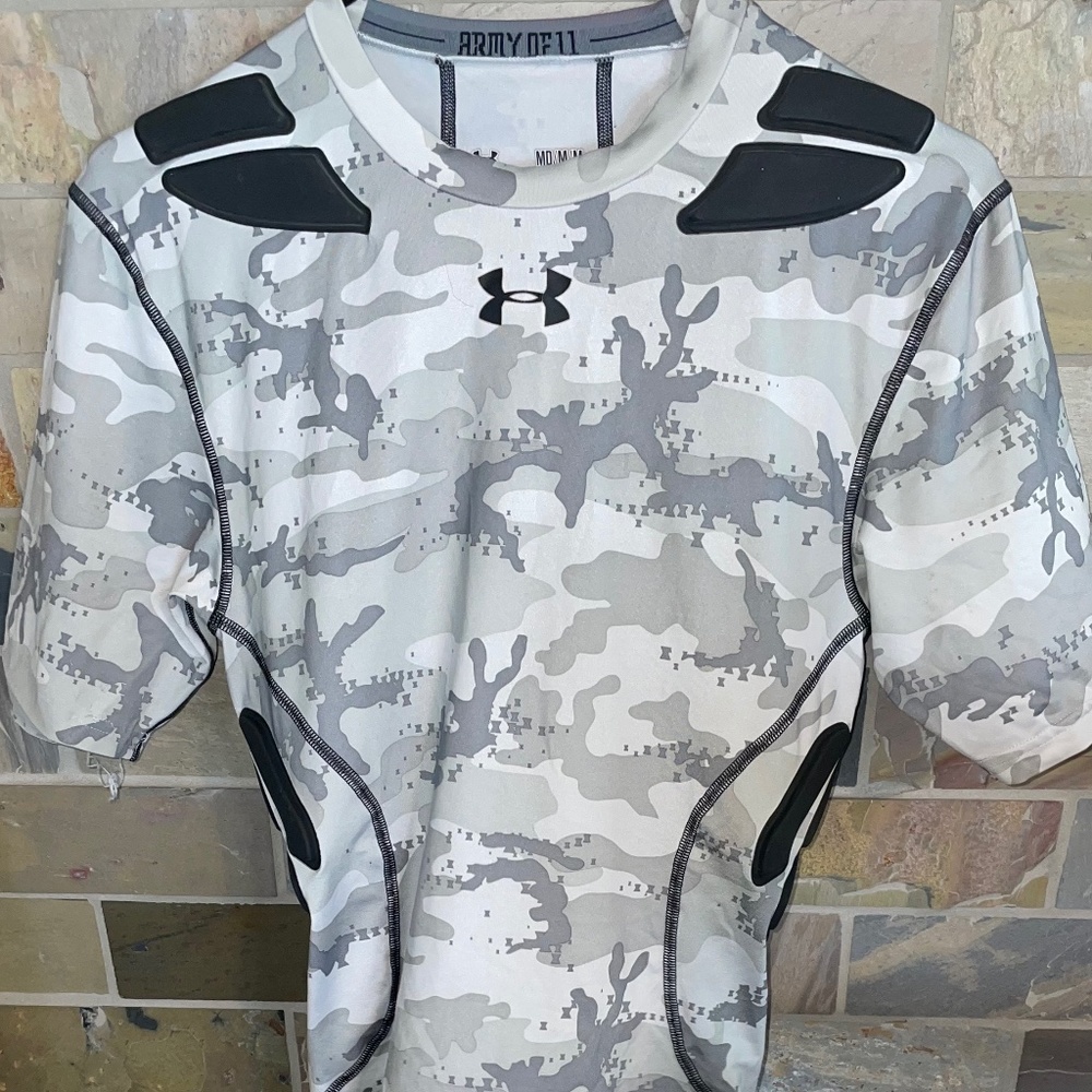 Under armour compression shirt with padding